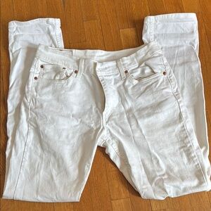 Levi's White Denim Jeans